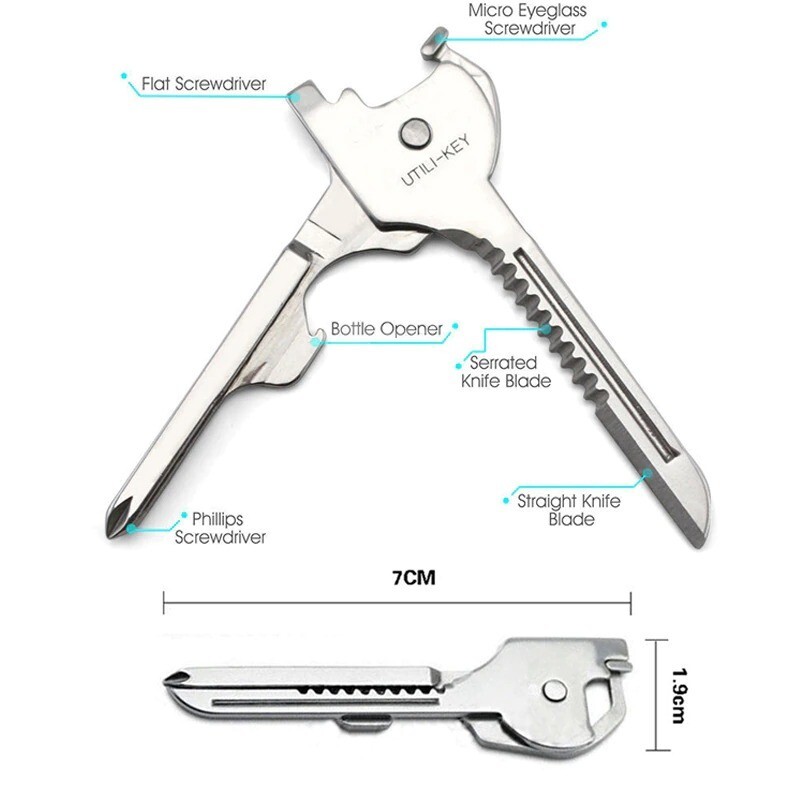 Utili Key Multi herramienta destornillador multiusos bolsillo multiusos multiher