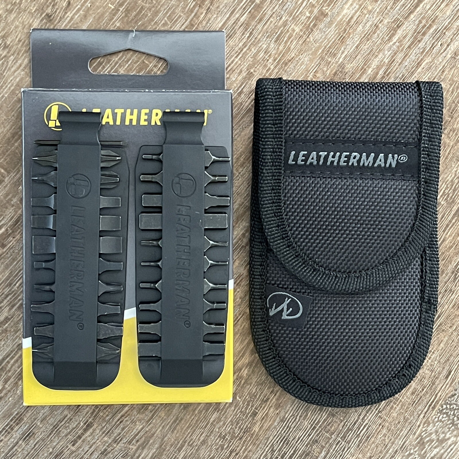 Leatherman Bit Kit for Charge Plus, Wave Plus, Skeletool, Curl, vintage sheath