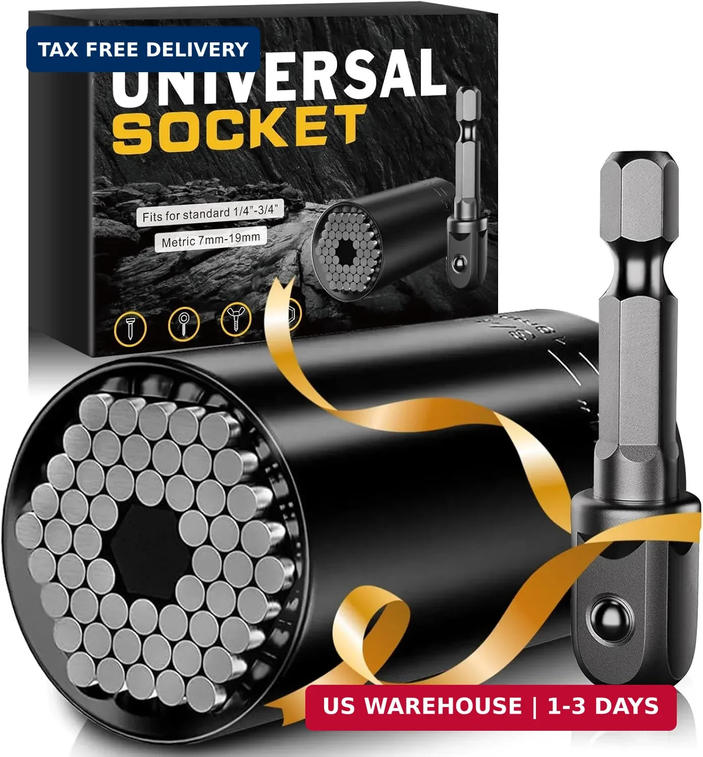 Fathers Day Dad Gifts from Daughter Son Wife Super Universal Socket Tools Gifts