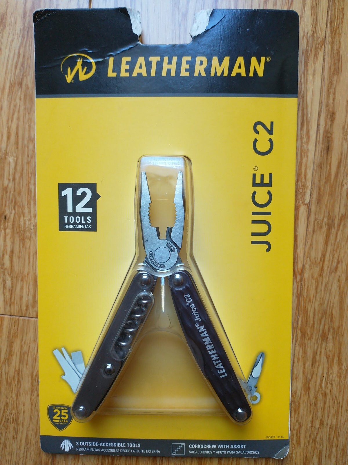 Discontinued Retired New Leatherman Juice C2 Grey multi-tool