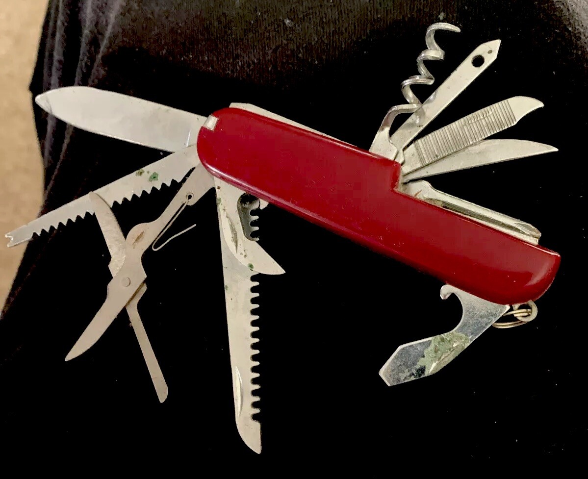 Stainless Steel Multi Tool Pocket Knife – 11 Tools including knife, saw,awl(SB1)