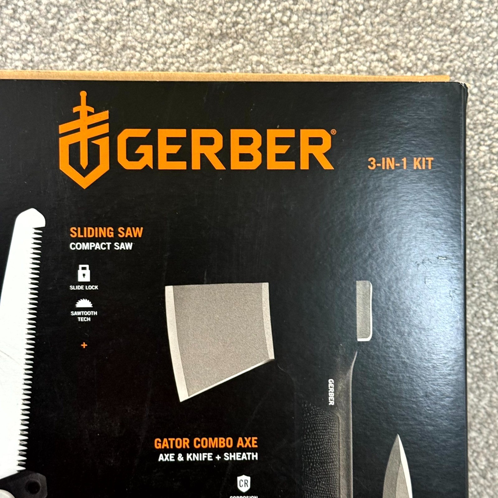 Gerber Gear 3-in-1 Axe Knife and Saw Combo Set Outdoor Hunting & Survival Tool