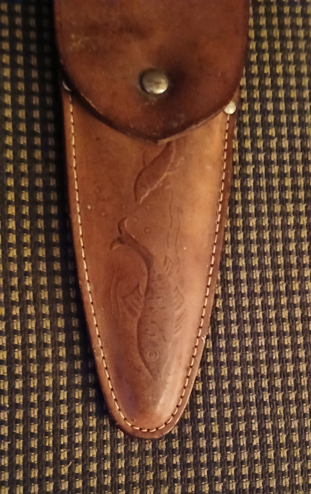 Vintage Solingen W. Germany Stainless Steel Fishing Multitool & Original Sheath