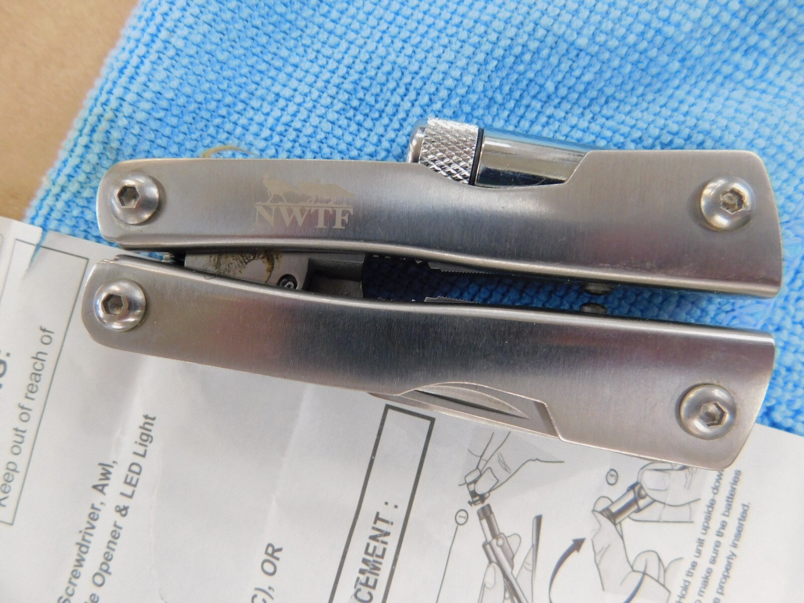 NWTF Multi Tool with LED Light