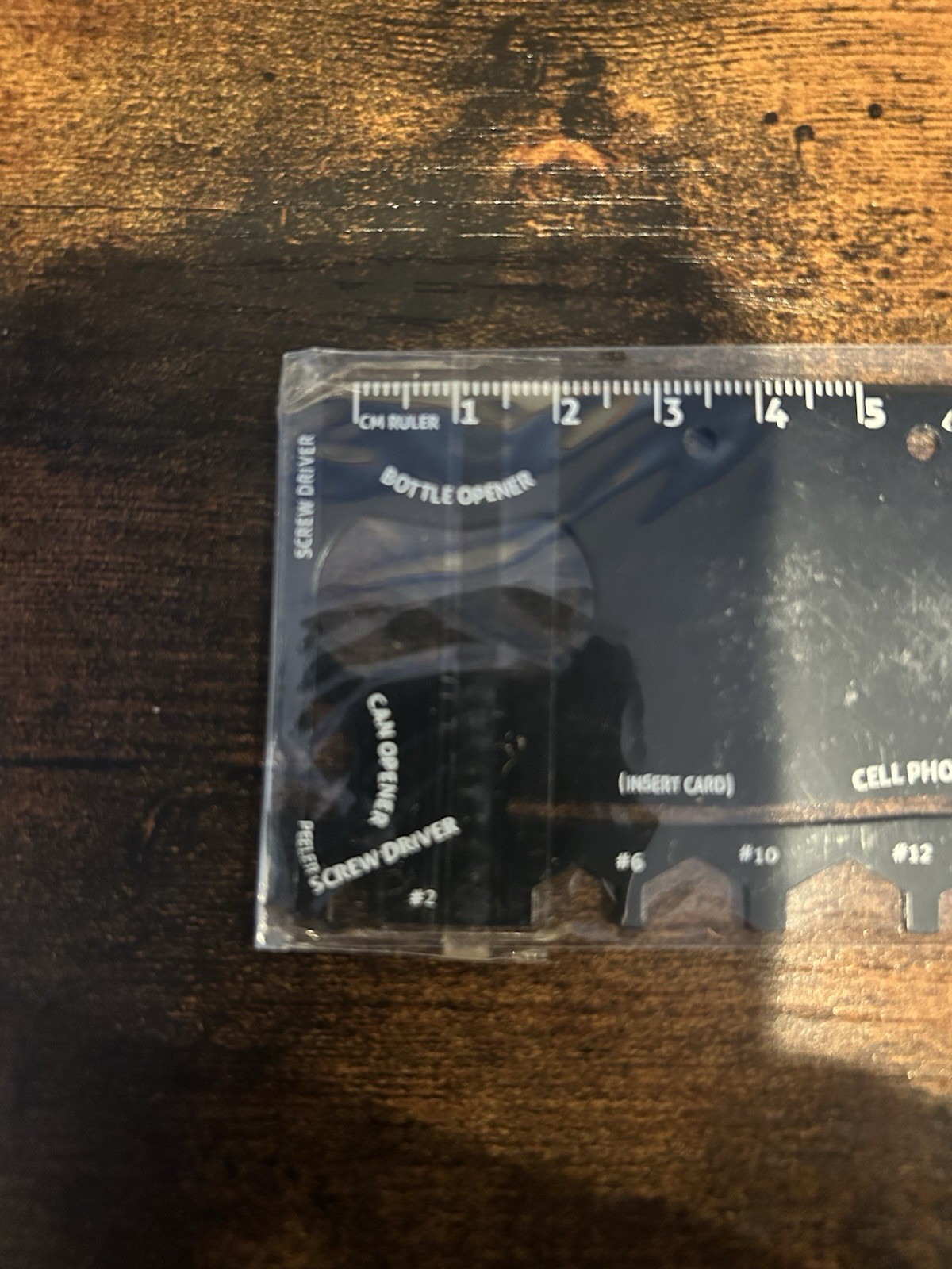 18 in 1 Wallet Multitool – Best Credit Card-Sized Tool for Emergencies – Black