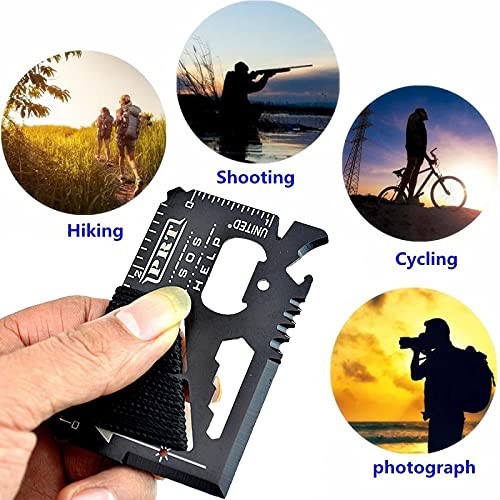 14 In 1 Beer Opener Survival Card Toolcredit Card Sized Wallet Multitools Gift F