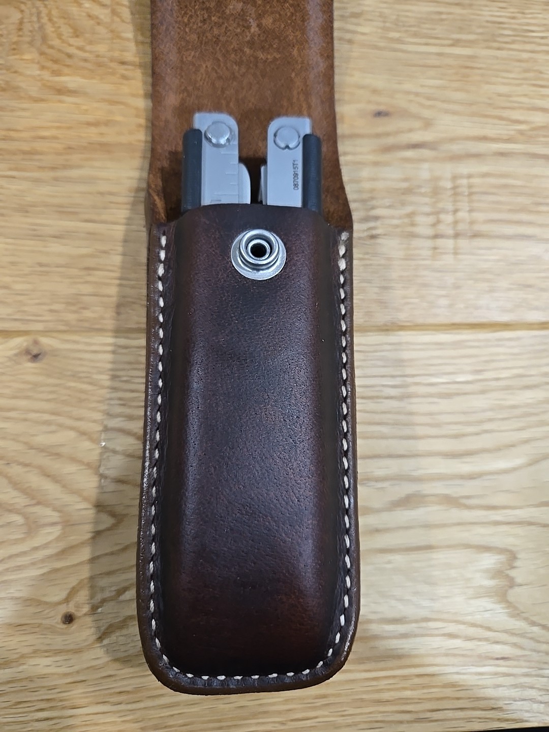 Gerber MP600 or Diesel multi tool sheath. Sheath only. 1905 Indian Cent snap.