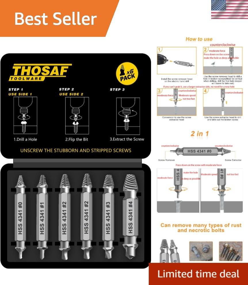 Gifts for Men, Damaged Screw Extractor Set,Fathers Day Gifts for Dad from Dau…