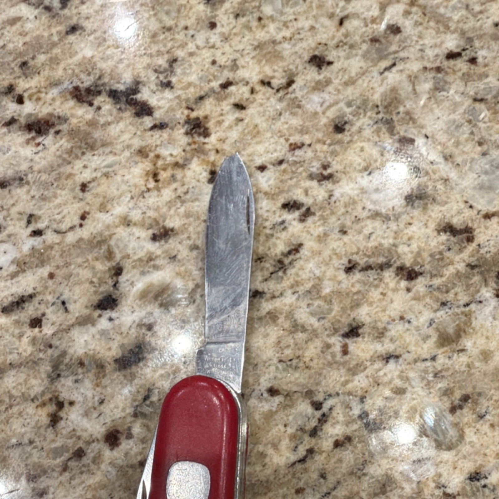 Wenger Multi-Tool Red Stainless Steel Knife Scissors Pliers Opener Can Opener
