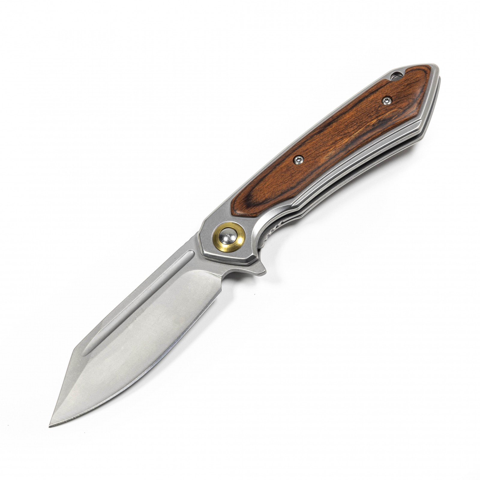 ASR Tactical Drop Point Blade Thumb Assist Pocket Knife Stainless Steel – Chrome