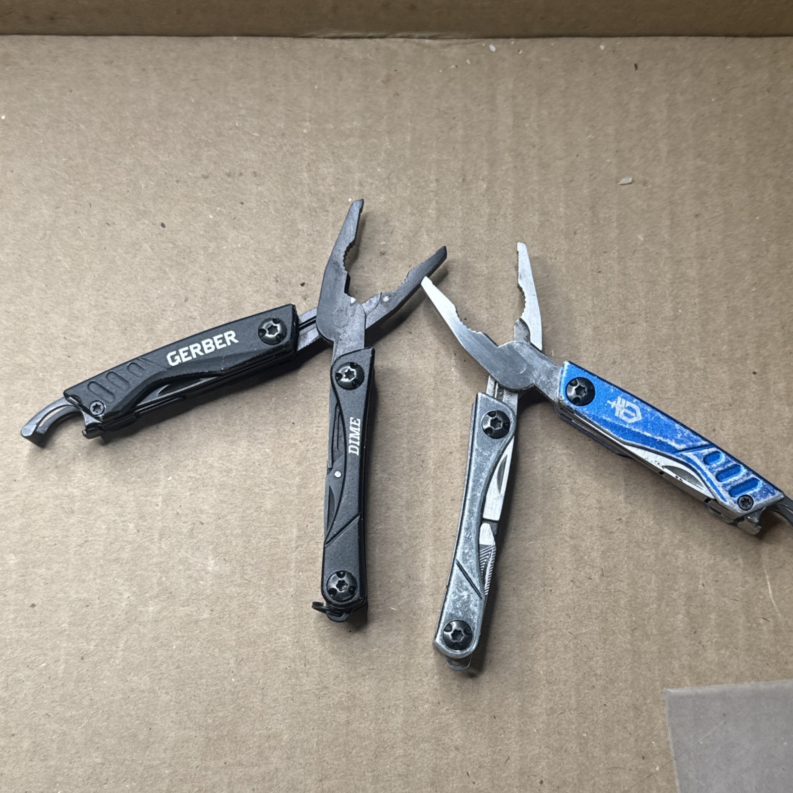 Lot 2 Gerber Dime Multi-Tool Pocket Knife Keychain Folding Pliers, Fast Ship!!!