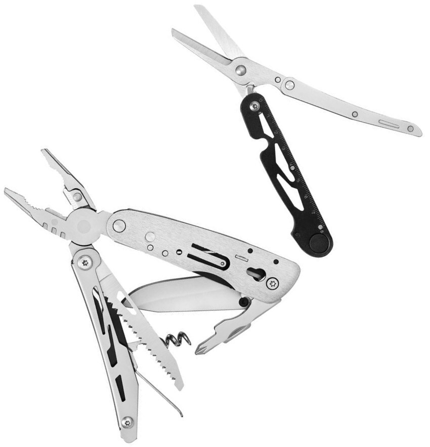 Ganzo Knives Multitool Stainless Tools & Bit Connecting Rod Nylon Belt Sheath