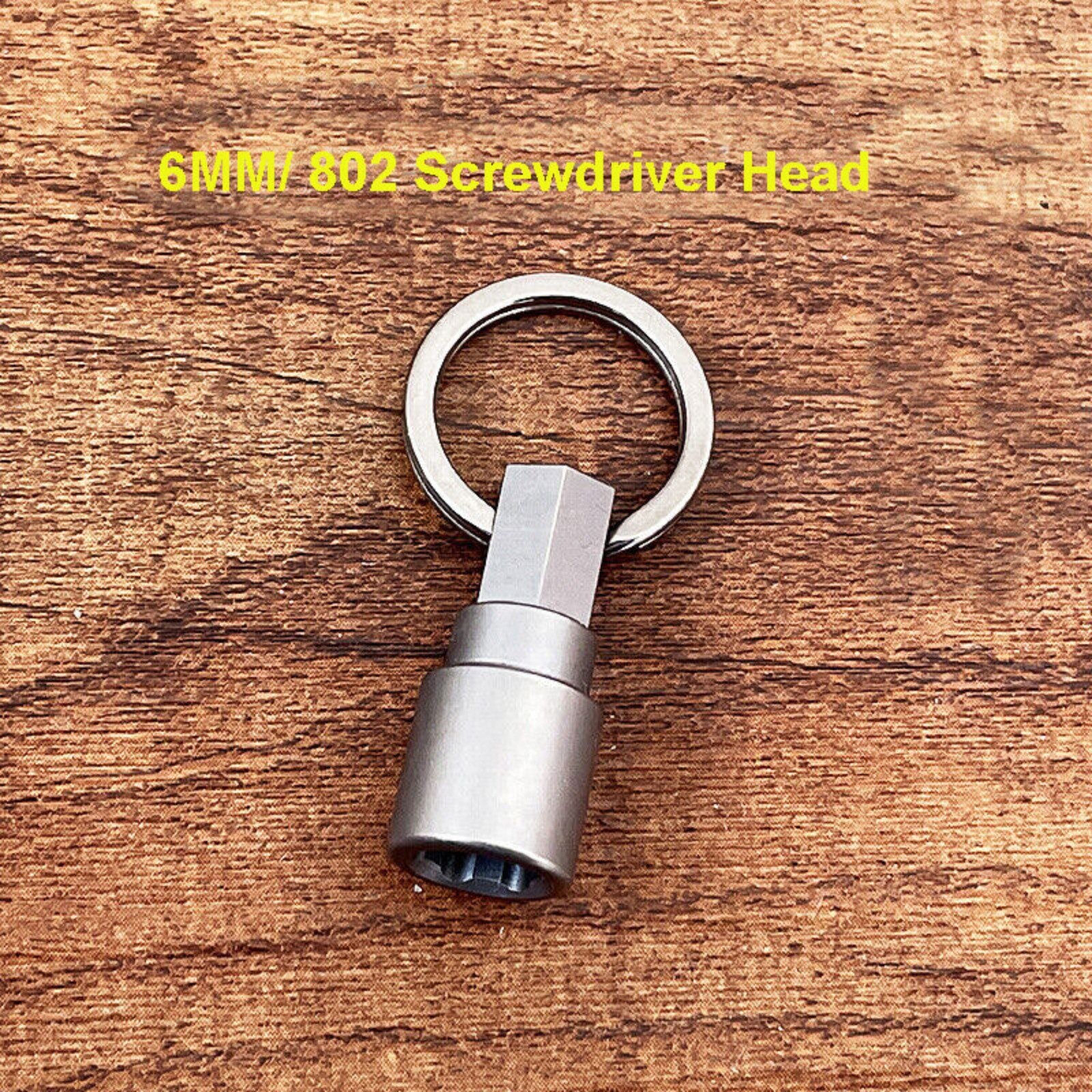 Titanium Alloy Magnet Quick Buckle Detach EDC Keychain w/ Key Ring