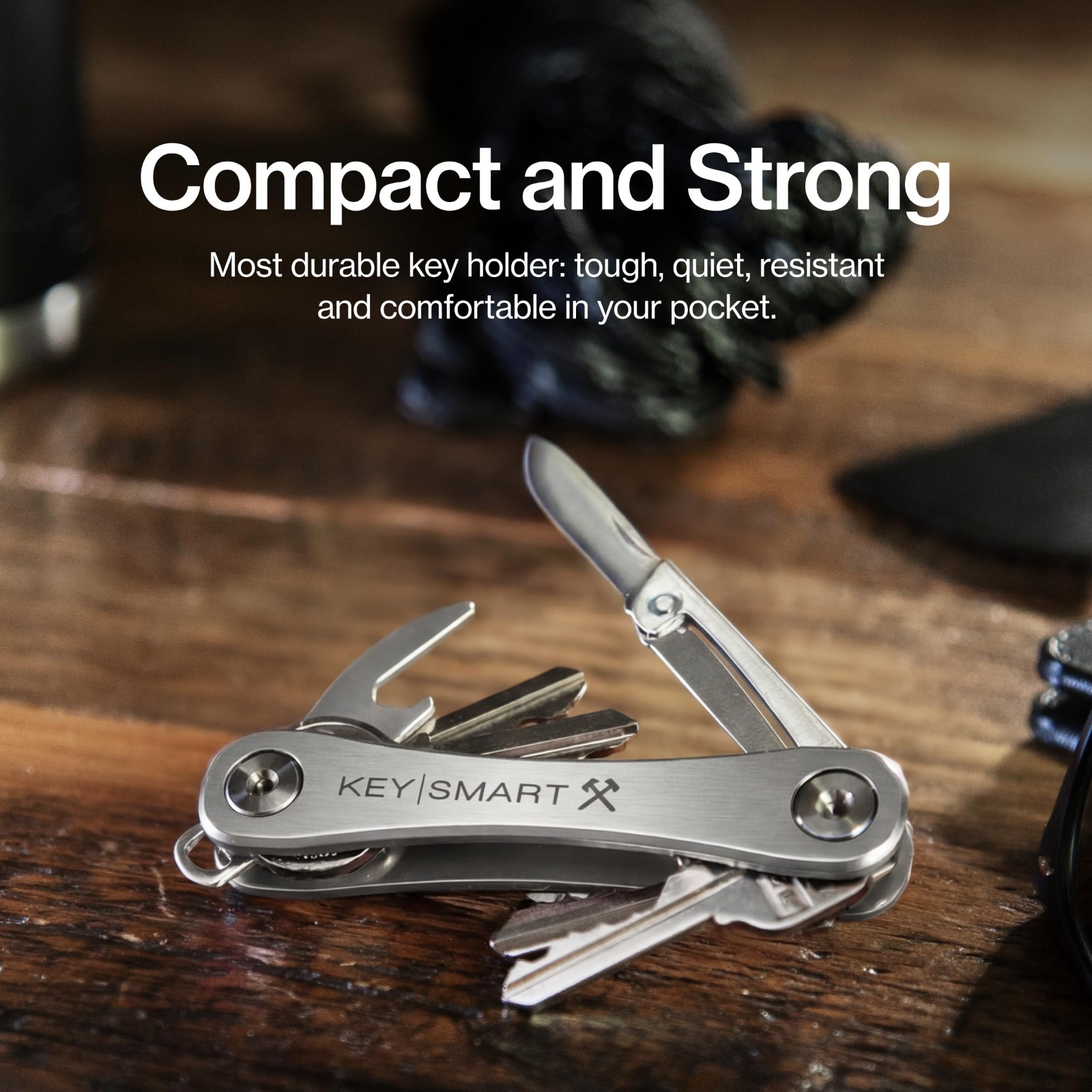 Multitool Key Holder for Keychain – Expandable Organizer, Bottle Opener, Pocket