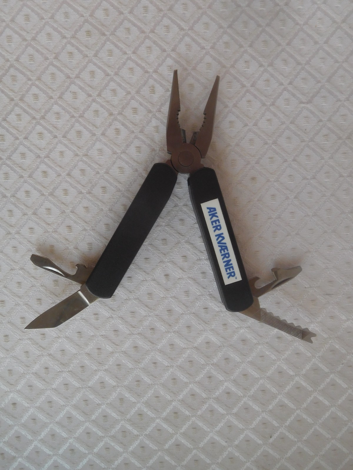 Aker Kvaerner multitool folding knife pliers small Stainless China