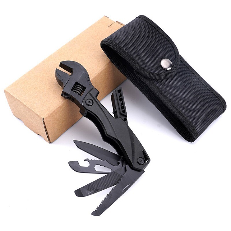 Multi Functional Wrench Pliers, Multi-purpose Tool Pliers, Folding Knife,
