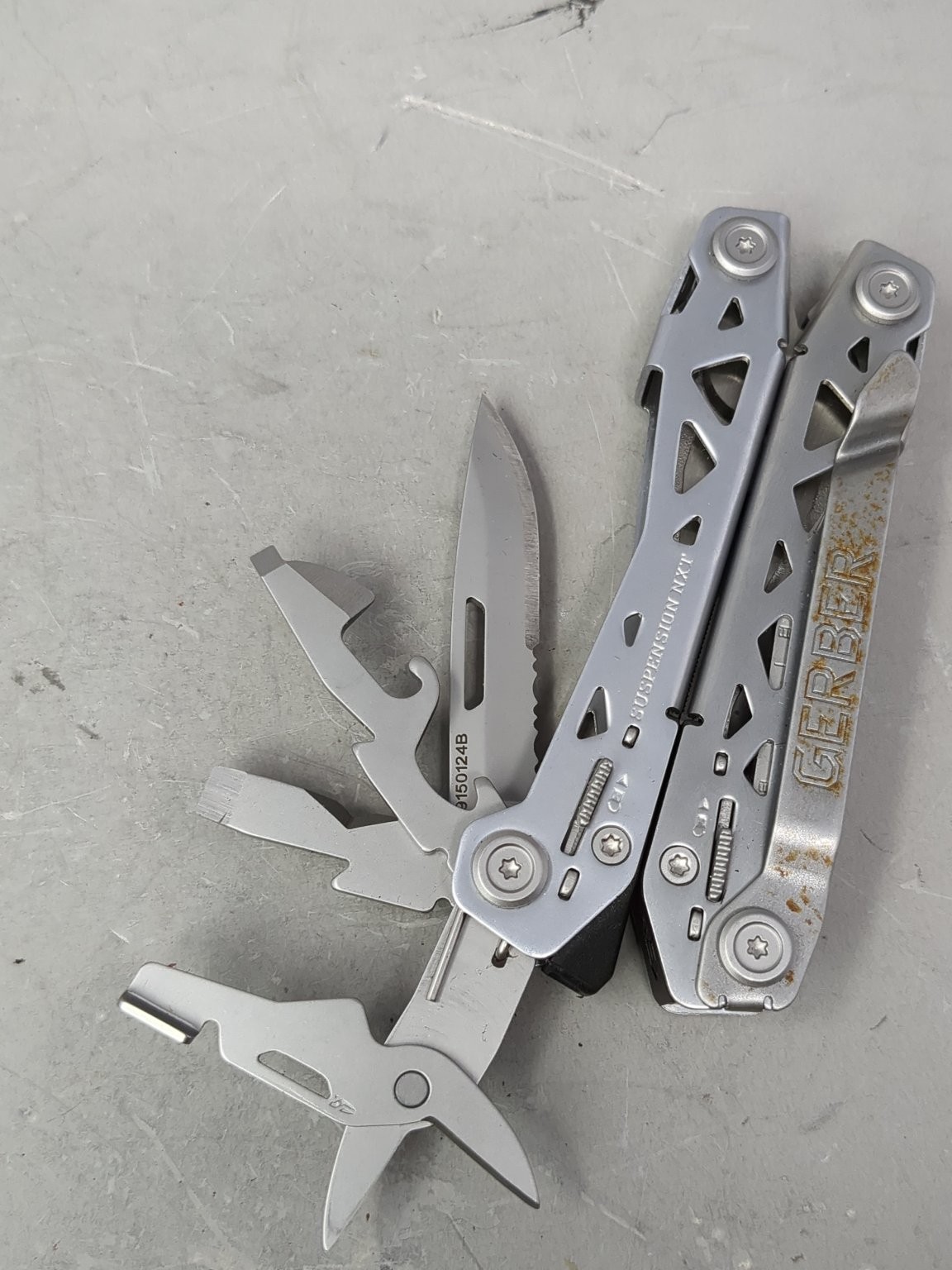 Gerber Suspension NXT Multi-Tool Stainless Steel 15 Tools Camping
