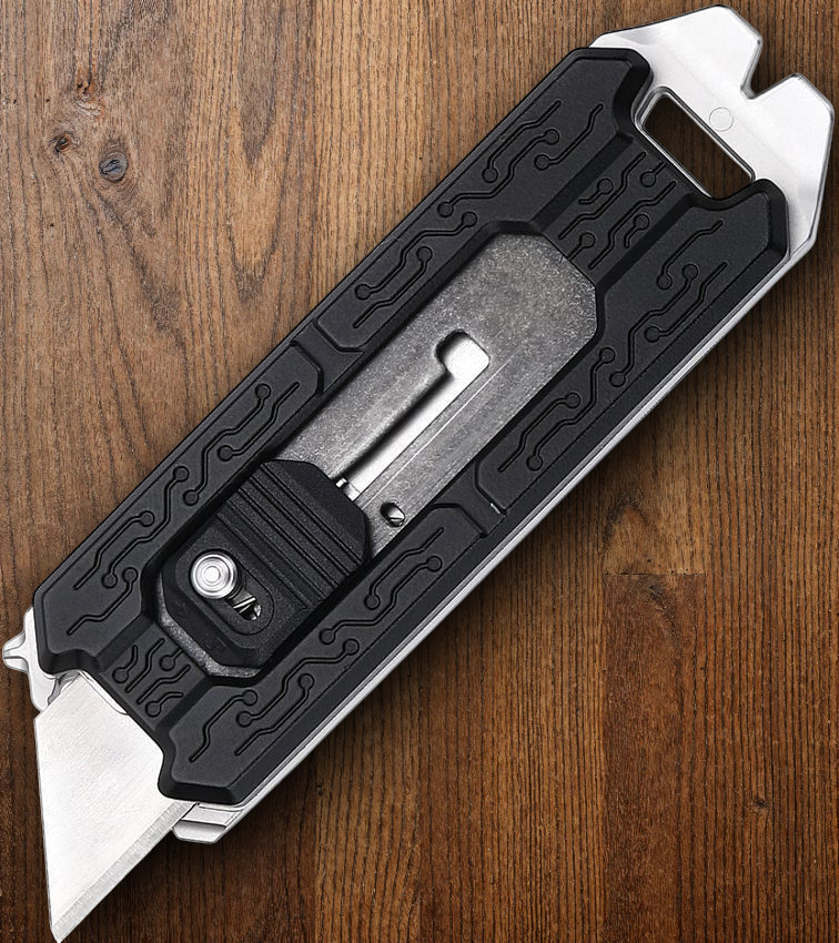 NexTool Explorer E20 Multi Tool w/Replaceable SK5 Blade Black Aluminum Handles