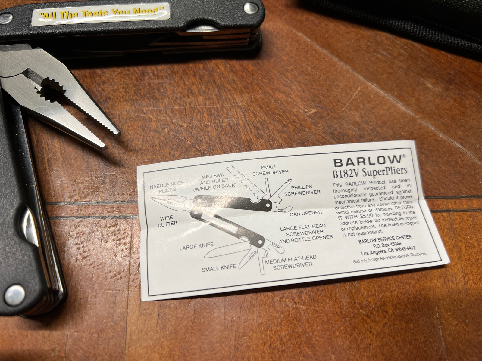 Advertising Knife / Multi Tool Lot with logos- Includes Barlow SuperPliers