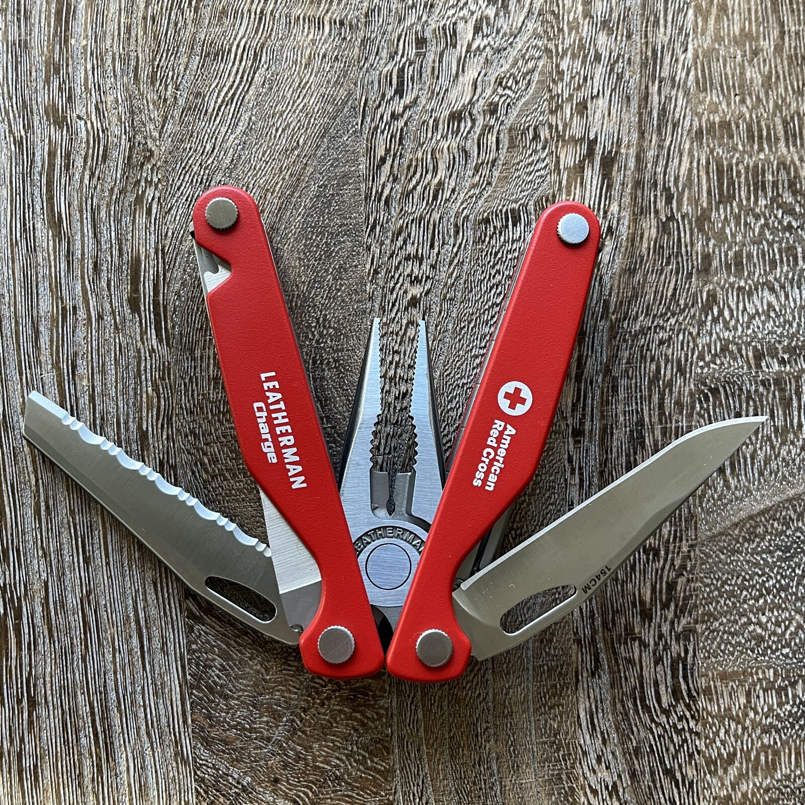 Collectible Limited Edition Set: Leatherman Charge American Red Cross multi tool