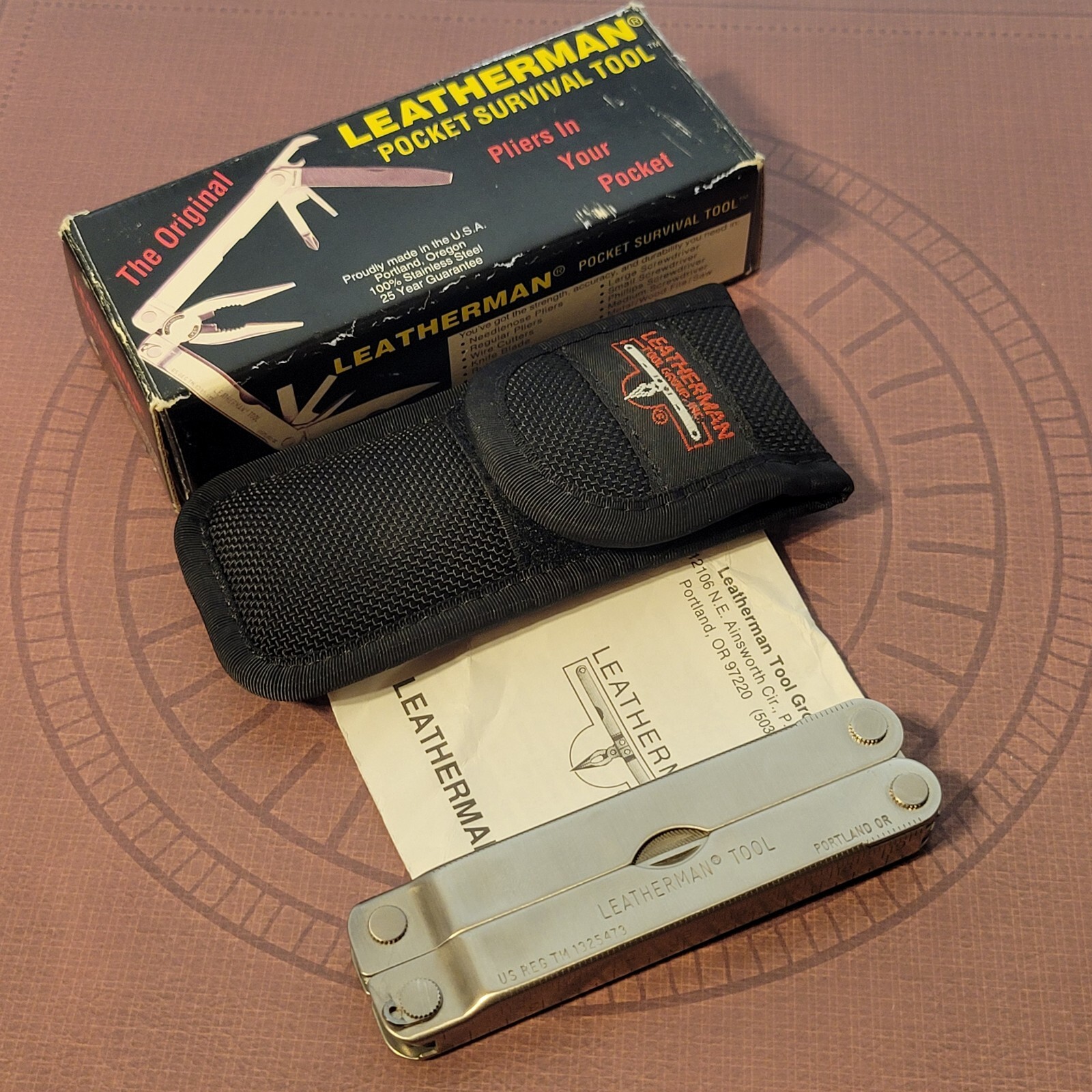 LEATHERMAN PST Multi Tool Made In USA W/SHEATH BOX Knife Pliers