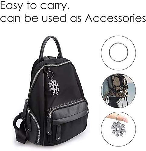 18in1 Snowflake Multi Tool Stainless Steel Snowflake Bottle Opener/flat Phillips