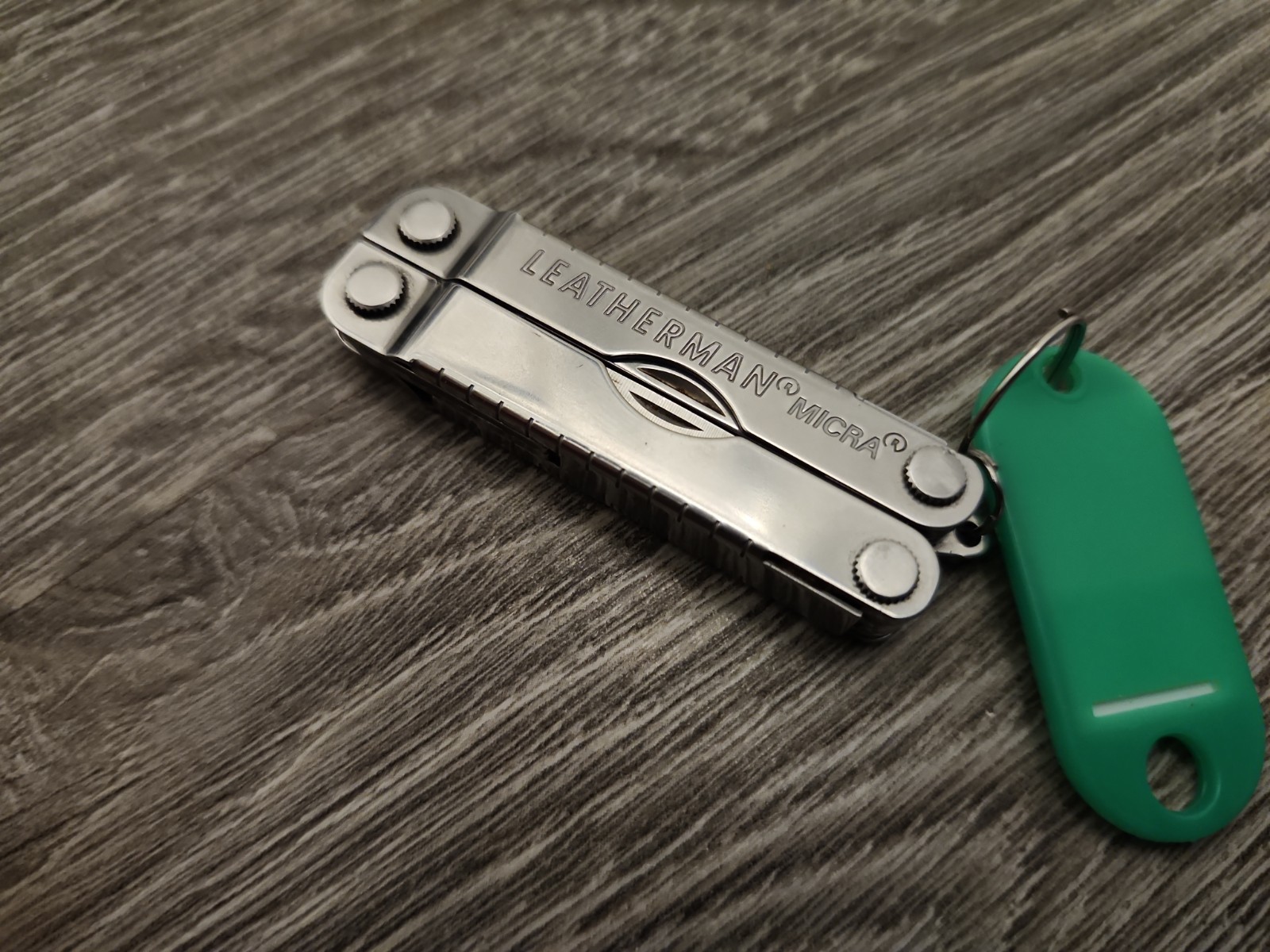 Leatherman Micra Multitool – Stainless Steel, Used, Good Condition