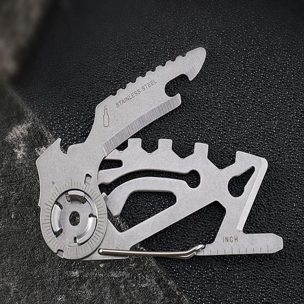Card Folding Knife Multi Function Purpose Tool Escape Survival Best Backpacking