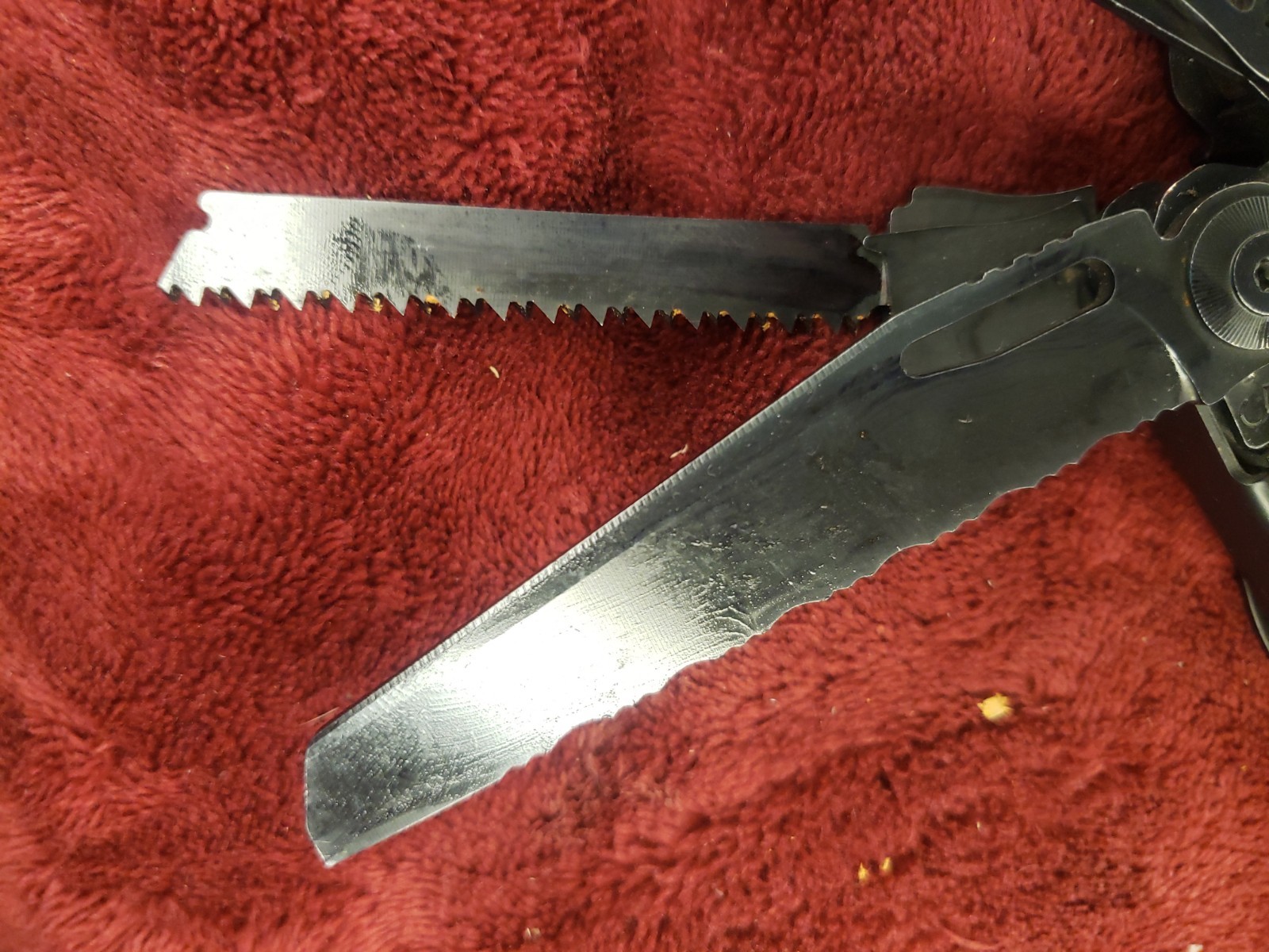 Leatherman Surge Black Multi Tool with Saw not File SANDI Engraved