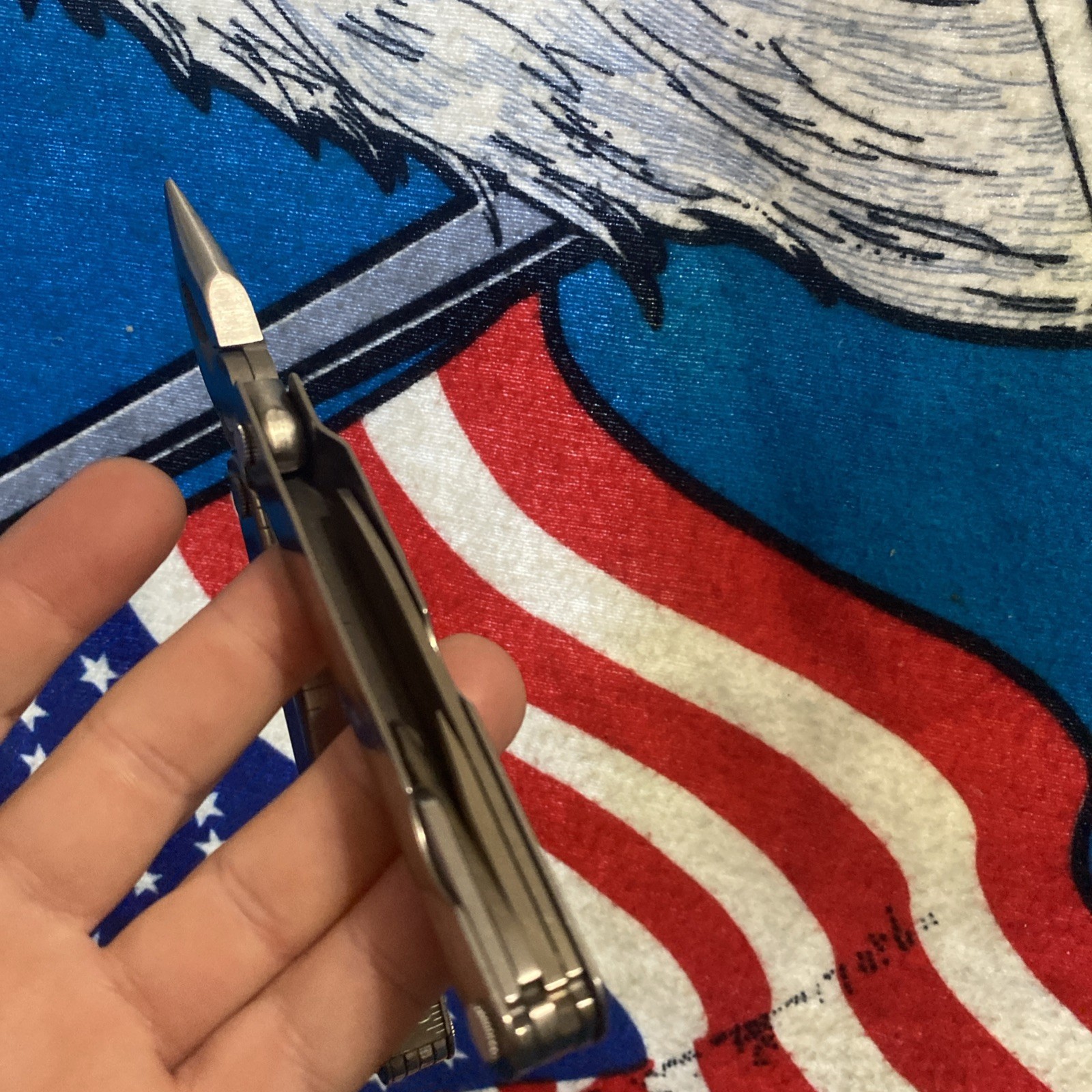 VTG Original Leatherman Multi-Tool Portland OR USA + Leather Sheath 1990’s CLEAN