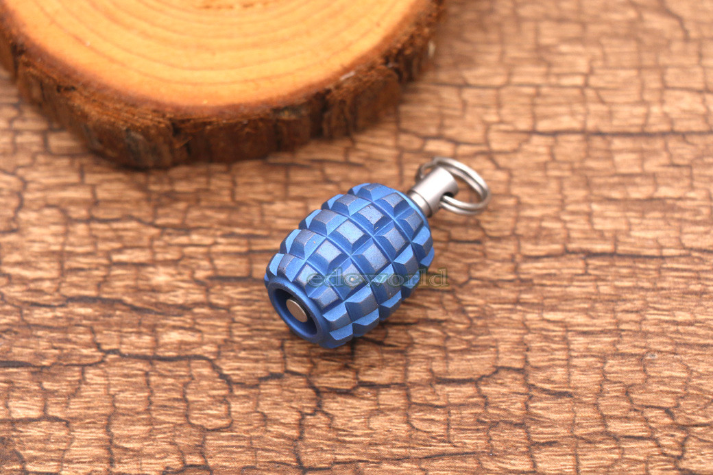 Titanium TC4 Parachute Cord Tool Lanyard DIY Bead Key Chain Pendant DZ-BBT EDC
