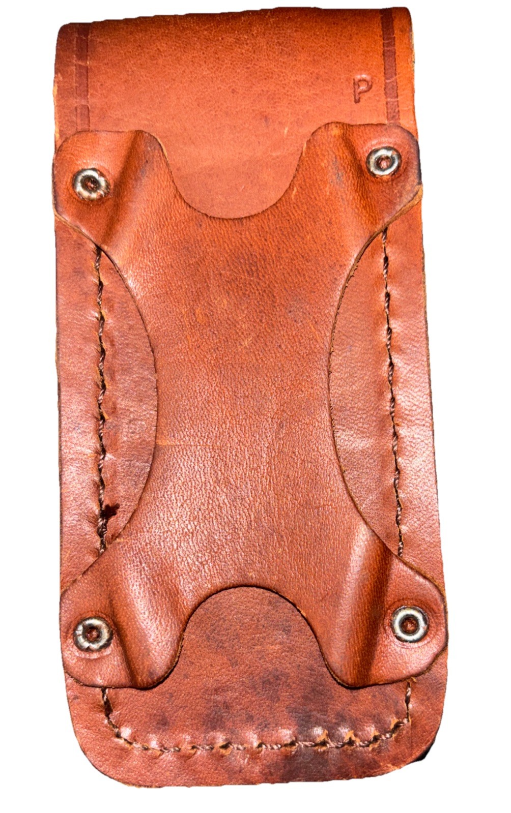 Schrade Tool Brown Leather Sheath (No Knife) Excellent Multi Tool Pouch
