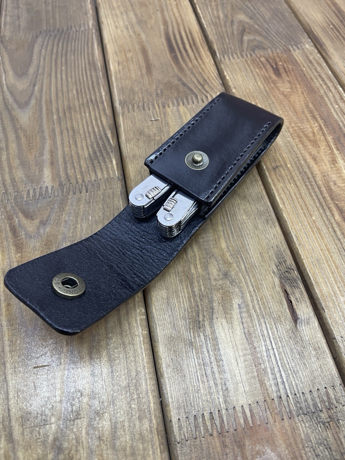 Leather Sheath for Victorinox SWISSTOOL SPIRIT With Belt clip