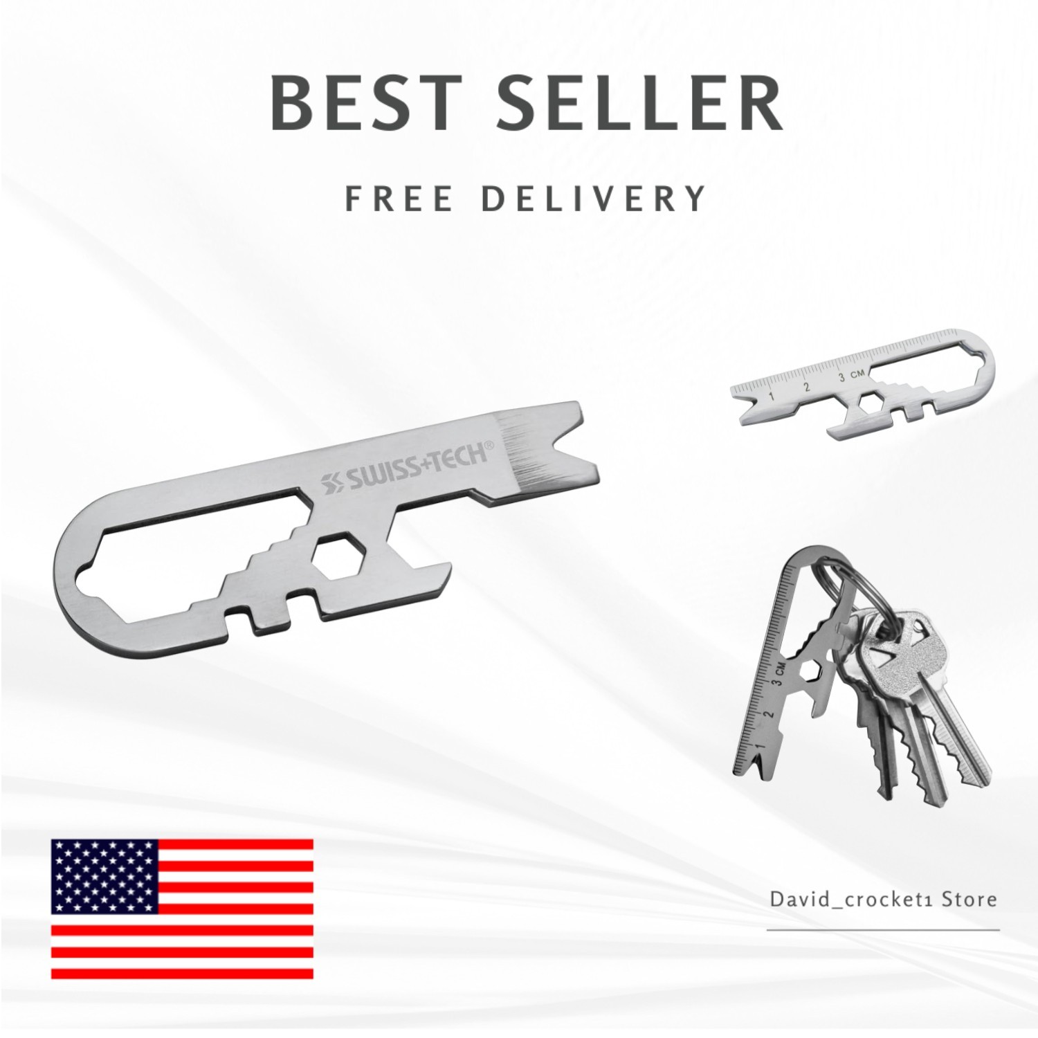 Portable 14-in-1 Multi-Tool with Wrench Sizes & Nail Puller – Ultimate Utility
