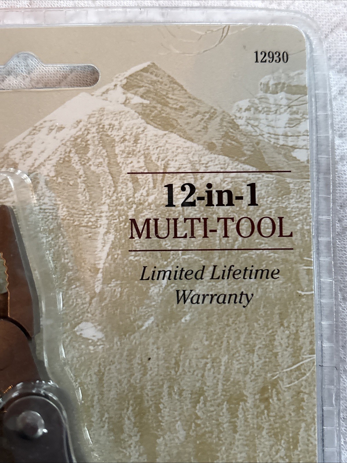 Sheffield 12-in-1 Multi-Tool – New, Sealed on Card. Includes Carrying Case.
