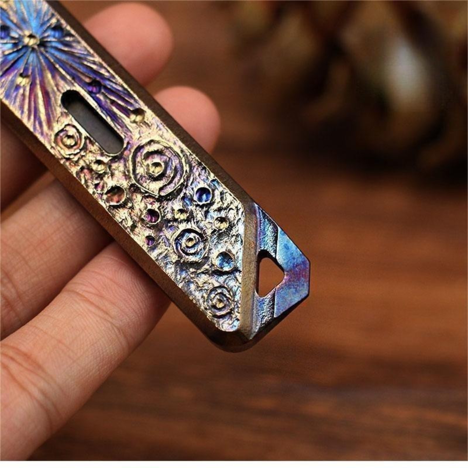 EDC Titanium Pry Bar Crowbar Pocket tool Outdoor Camping Multi Tools
