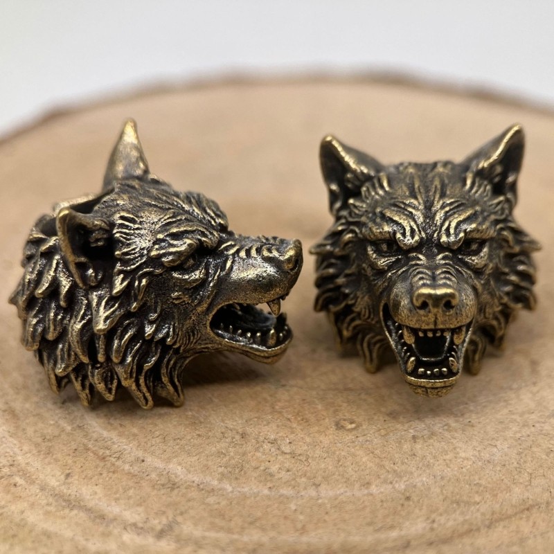 Wolf Cutter Lanyard Beads Pendants Cutter Lanyard Keychains Wolf Lanyard Beads