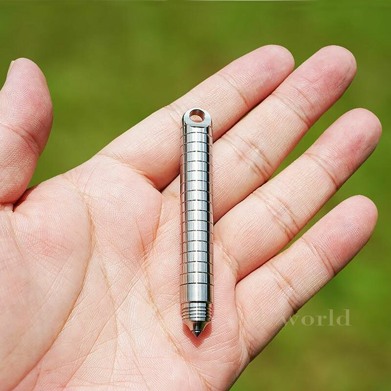 EDC Min Titanium Keychain Practical Ballpoint Pen Signature Tacticak Outdoor Pen