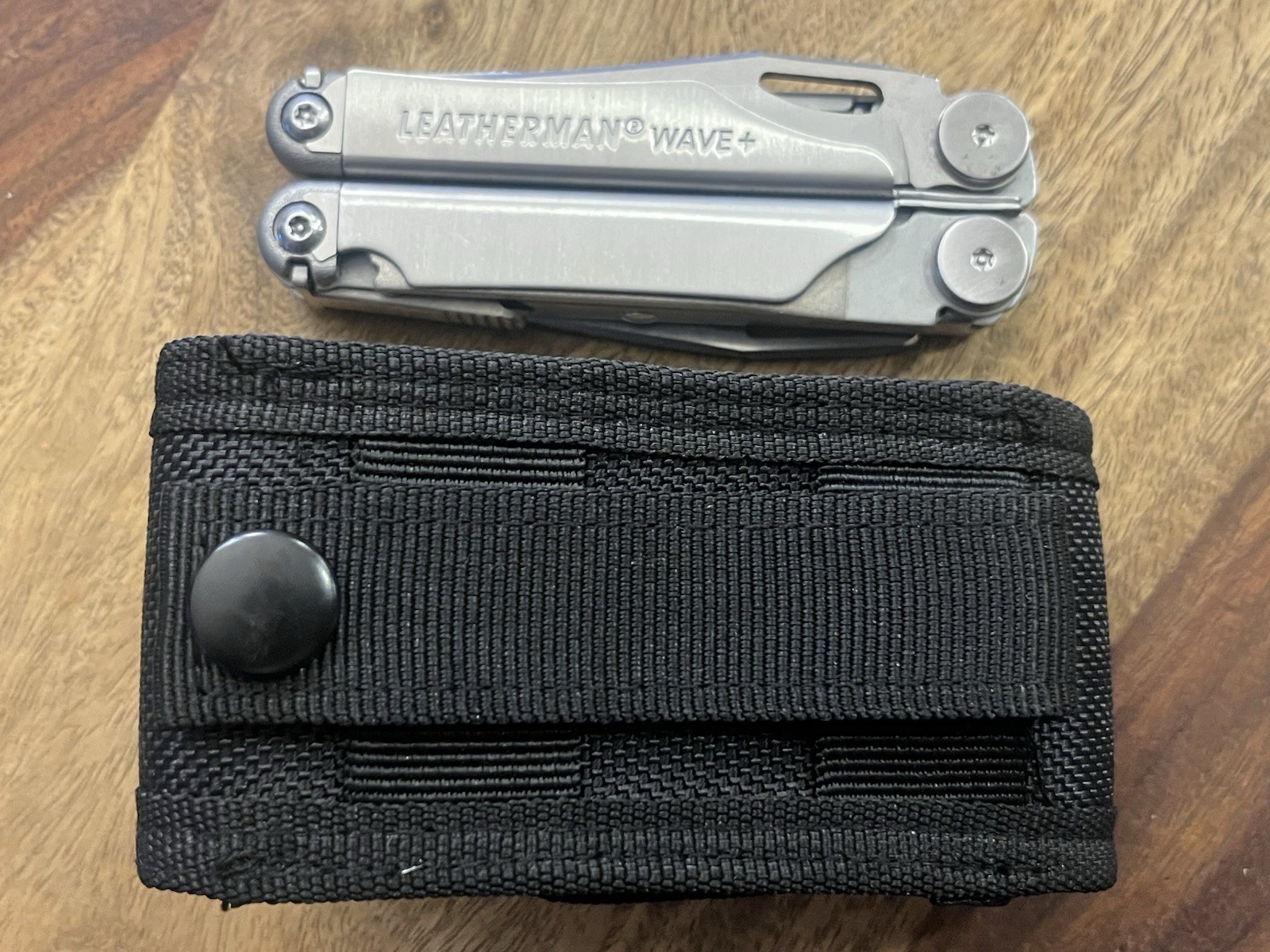 08/2023 Leatherman Wave Plus Multi-Tool Excellent Condition w/New Molle Sheath