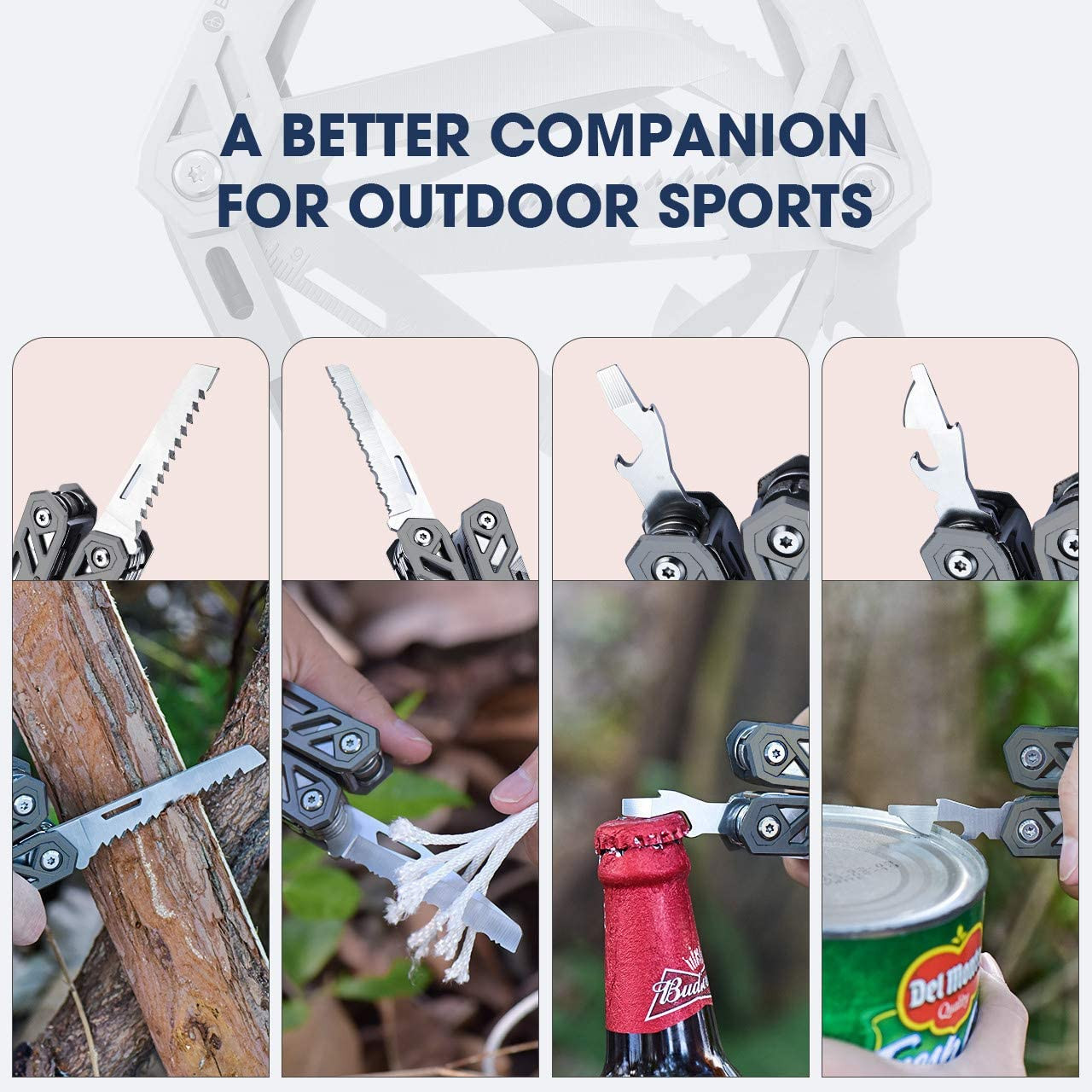 Valentines Day Gifts, Multitool Pliers, Titanium 21-In-1 Multi-Purpose Pocket K