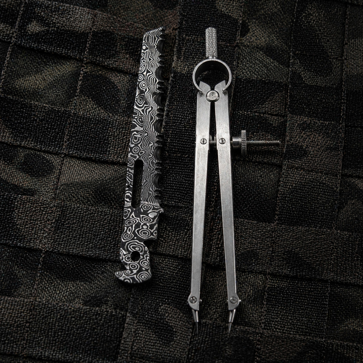 VG10 Damascus Serrated Blade 90mm for Leatherman FREE P2 P4 ARC 60HRC