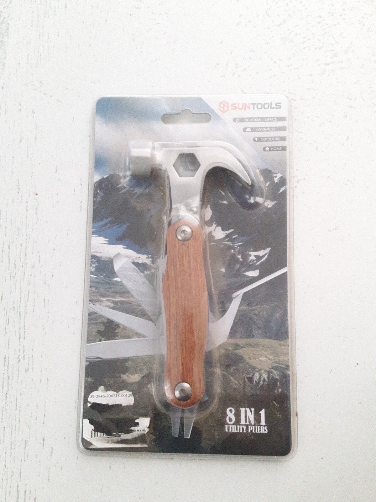 8 in 1 Multi Utility Folding Knife Hammer Tool Kit Suntools in Package!