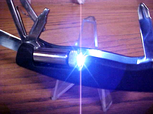 CABELAS STYLE Pocket knife multi tool with LED flashlight CAMPKNIFE
