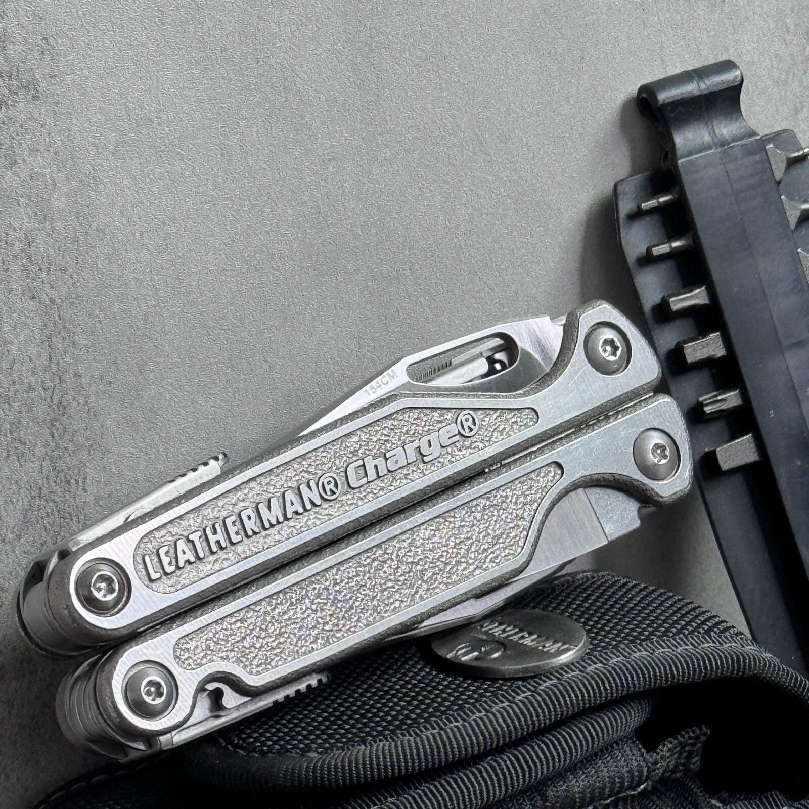 Leatherman Charge Ti Multitool early PAT PEND, early bits
