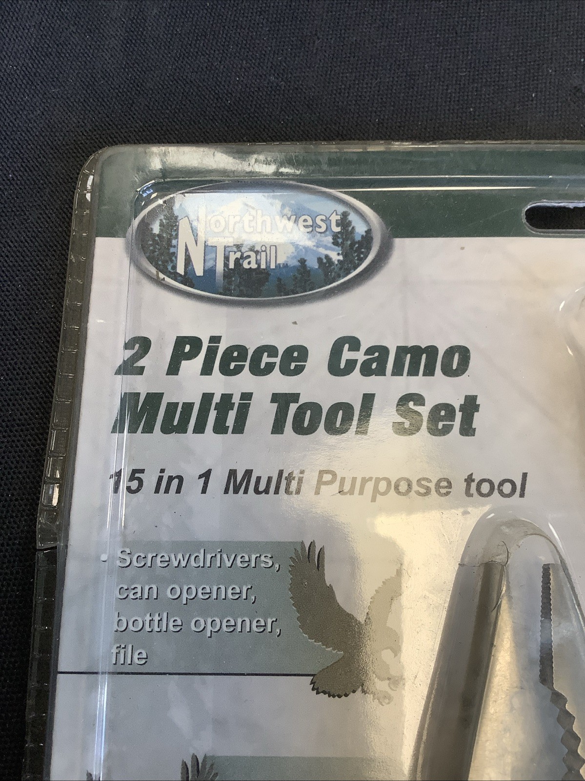Northwest Trail 2 Piece Camo Multi Tool Set. W9322 F16