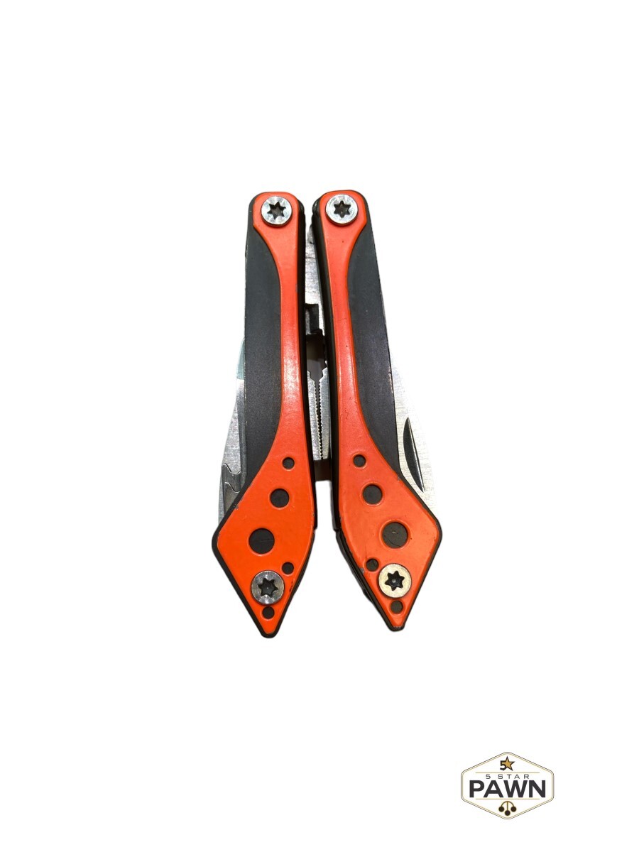 Blaze Orange Cabelas Budget EDC Folding Pocket Knife Multi-Tool Scis (FVS027774)