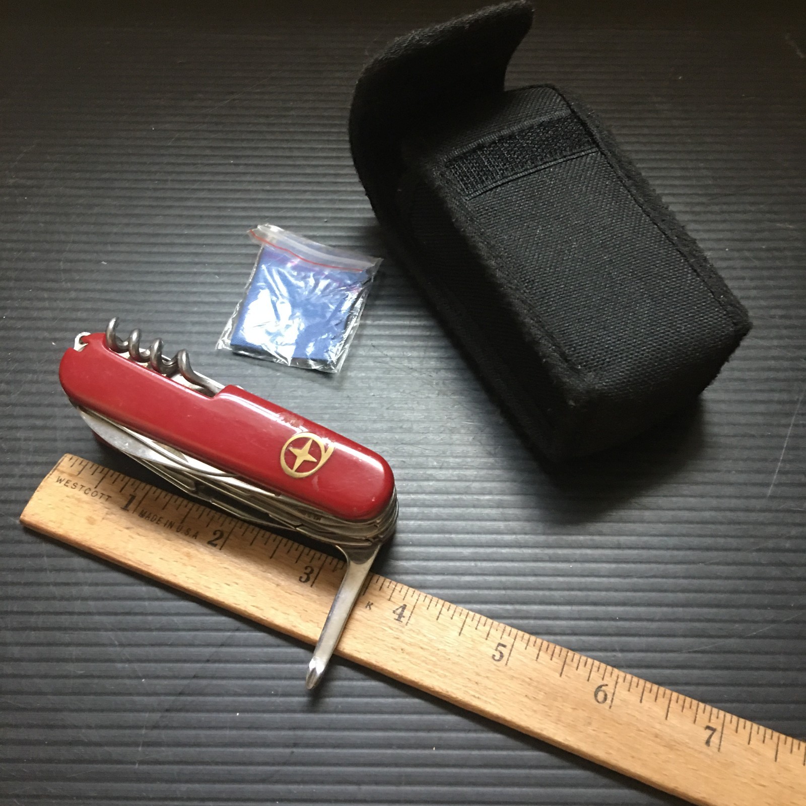 Vintage North Star Rostfrei 16-Function Multi-tool Pocket Knife w/ Case 3.5″L