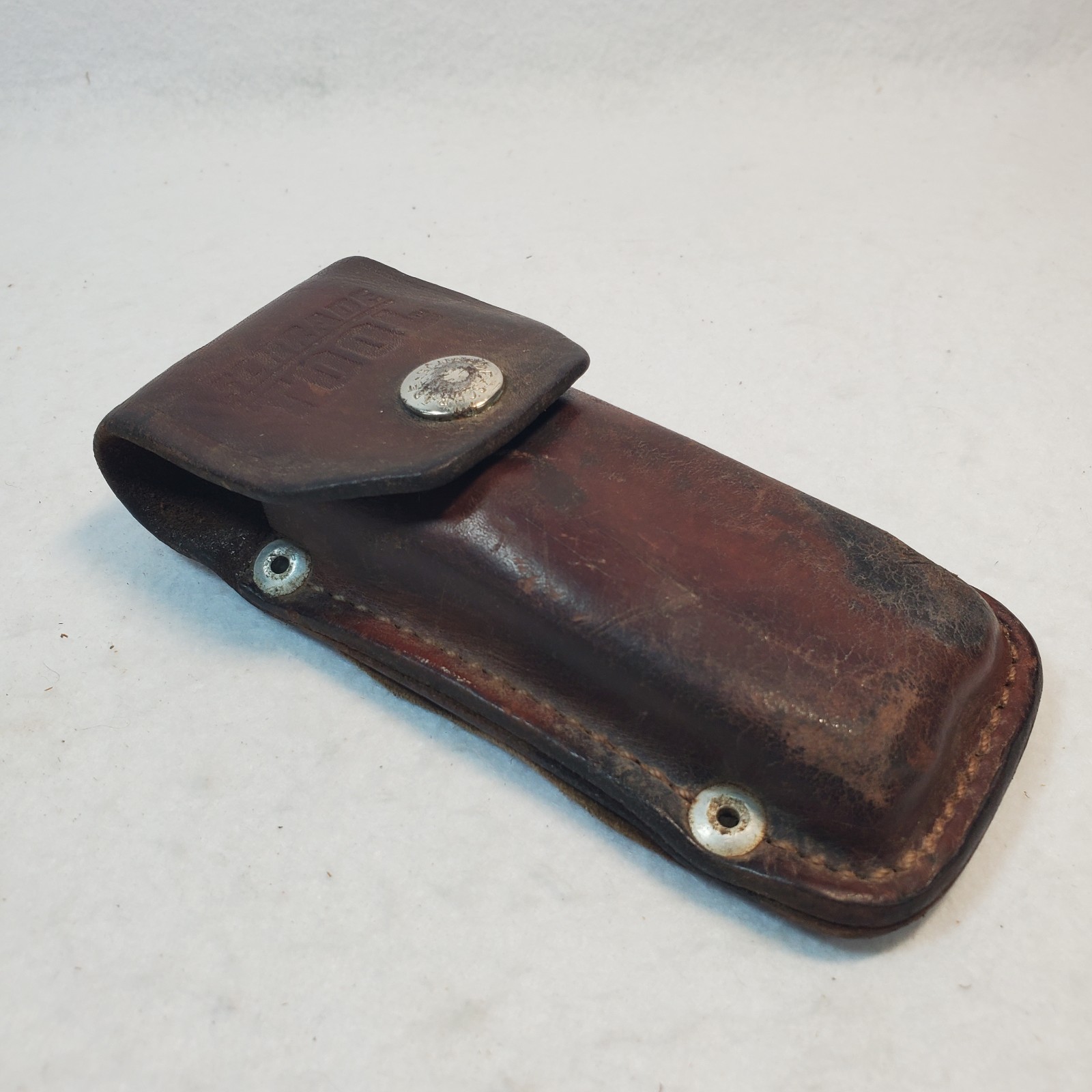 Vintage Schrade USA Tough-Tool ST1 Multi-Tool, Pliers Knife W/ Leather Sheath