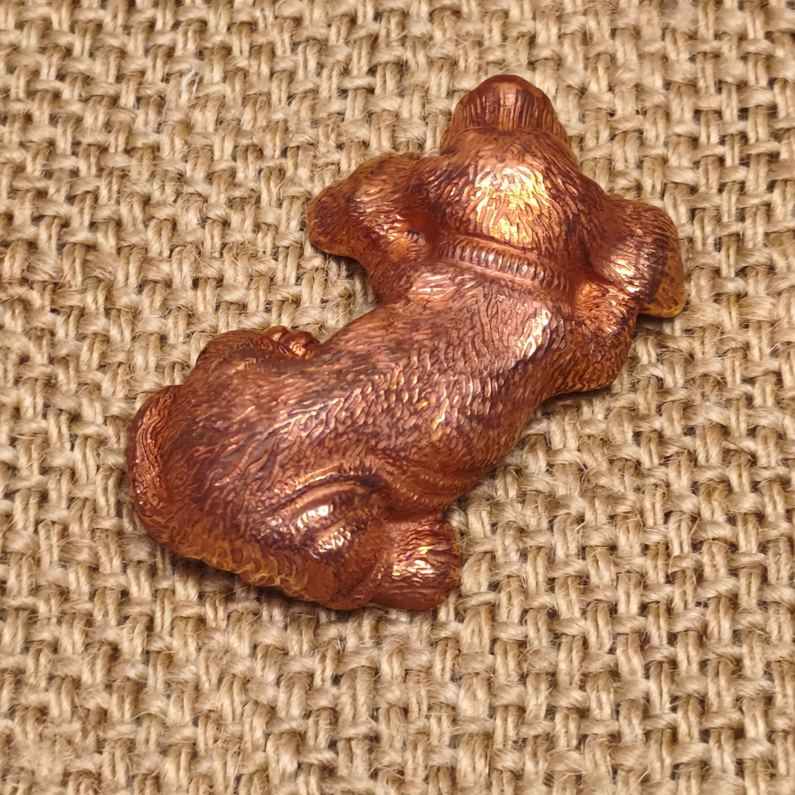 Purple copper sculpture Labrador Retriever ornament Artistic animal canine dog