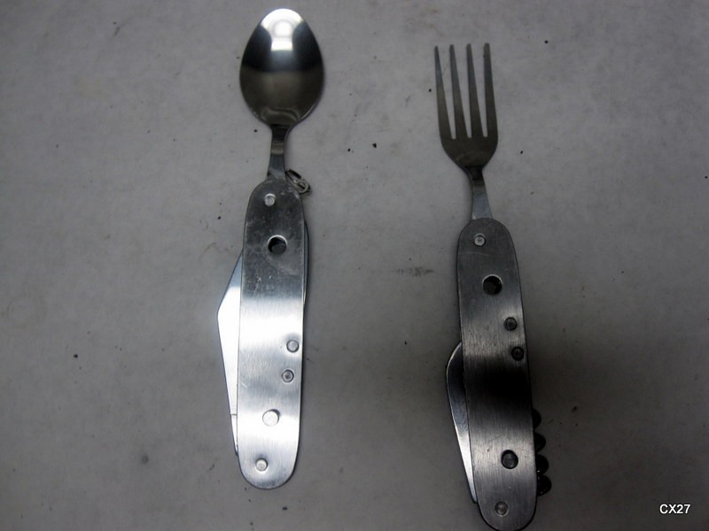 3 Pcs Camping Set Pocket Knife, Tools, Cutlery Multi Tool Blade Stainless Steel